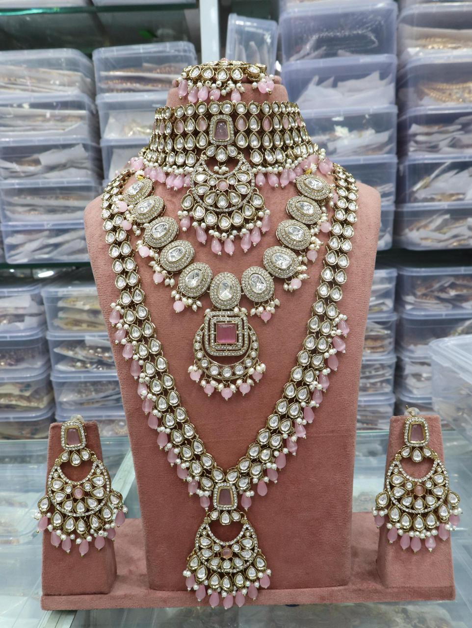 Premium Quality Kundan Bridal Set