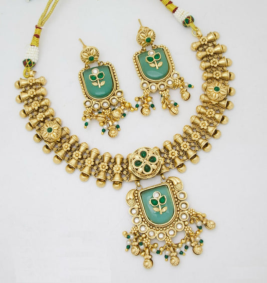 Copper High Gold Finish Heritage Necklace