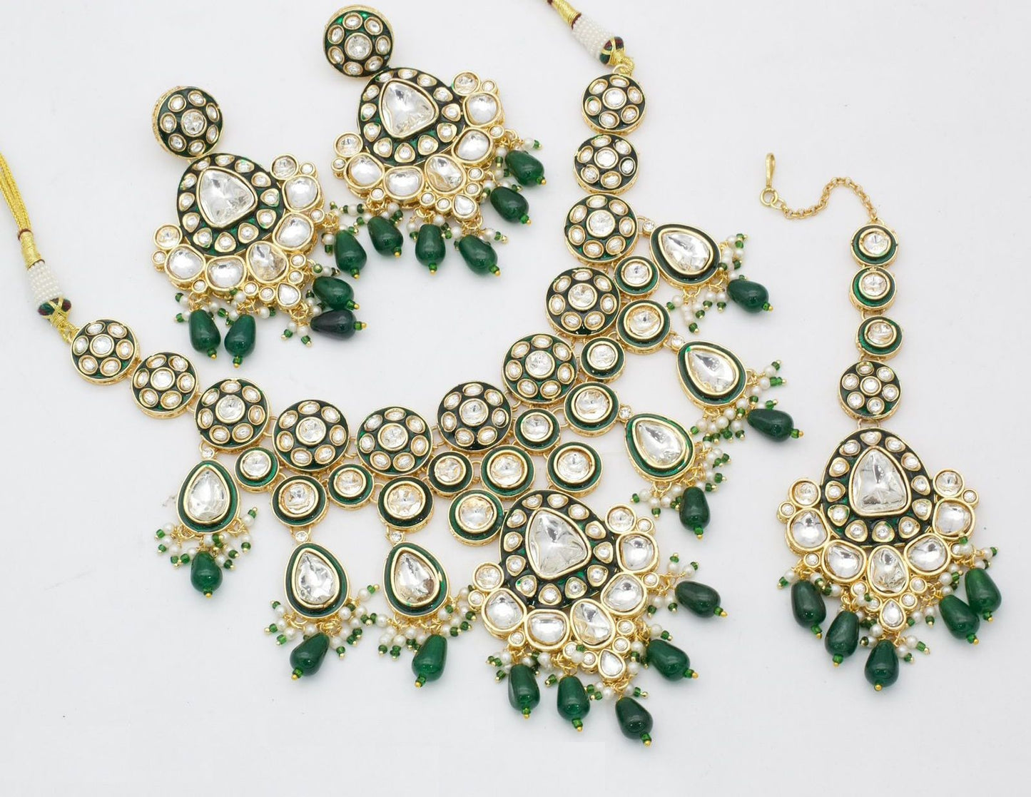 Real Polki Kundan Necklace