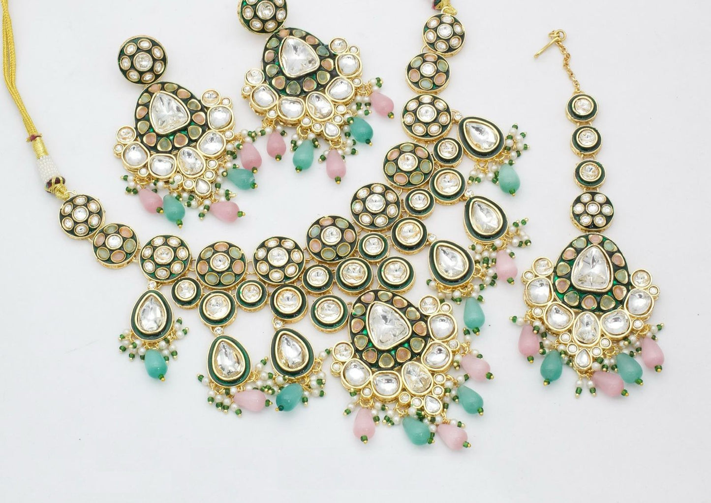 Real Polki Kundan Necklace
