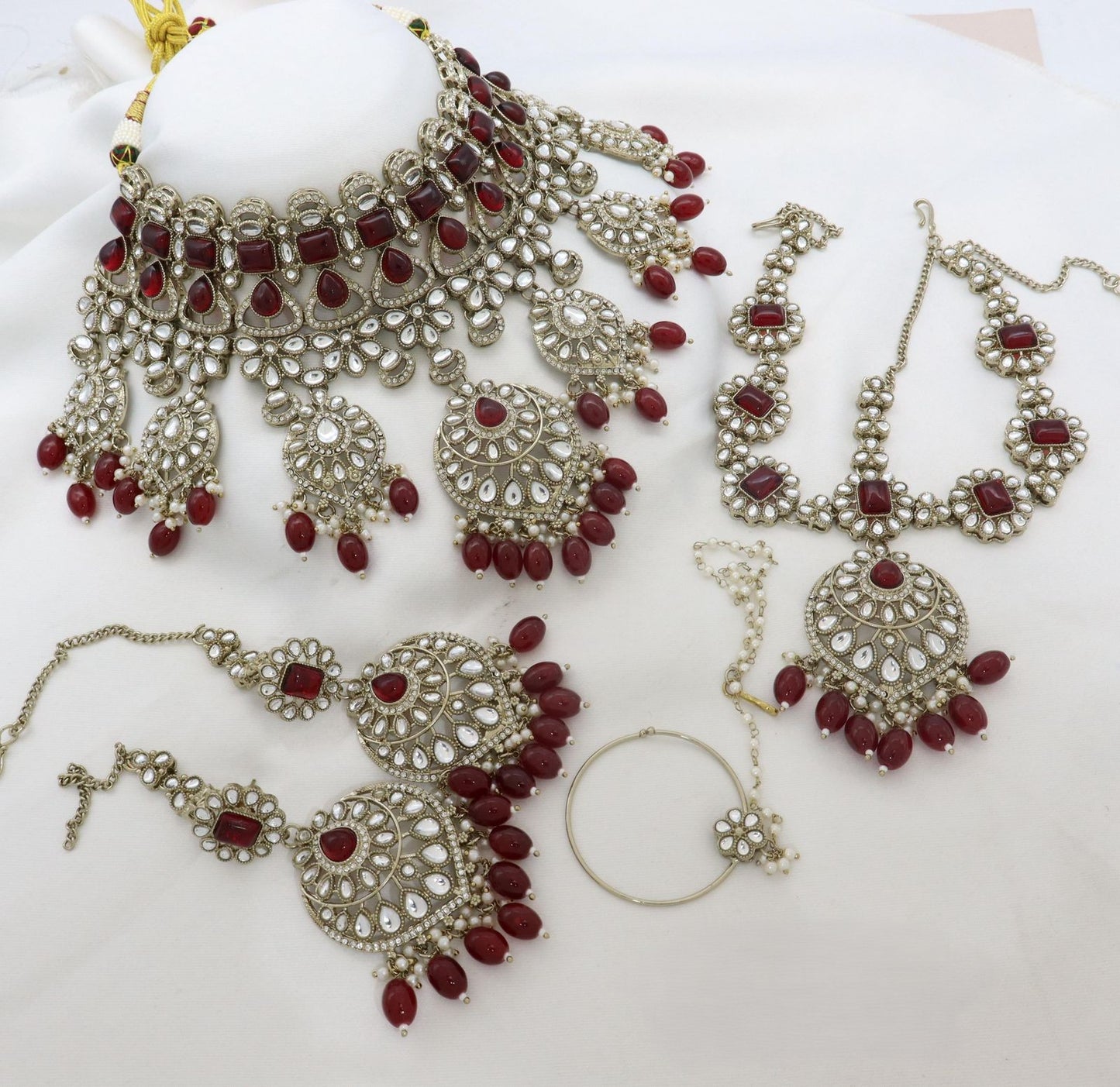 Premium Mehendi Gold Semi Bridal Set