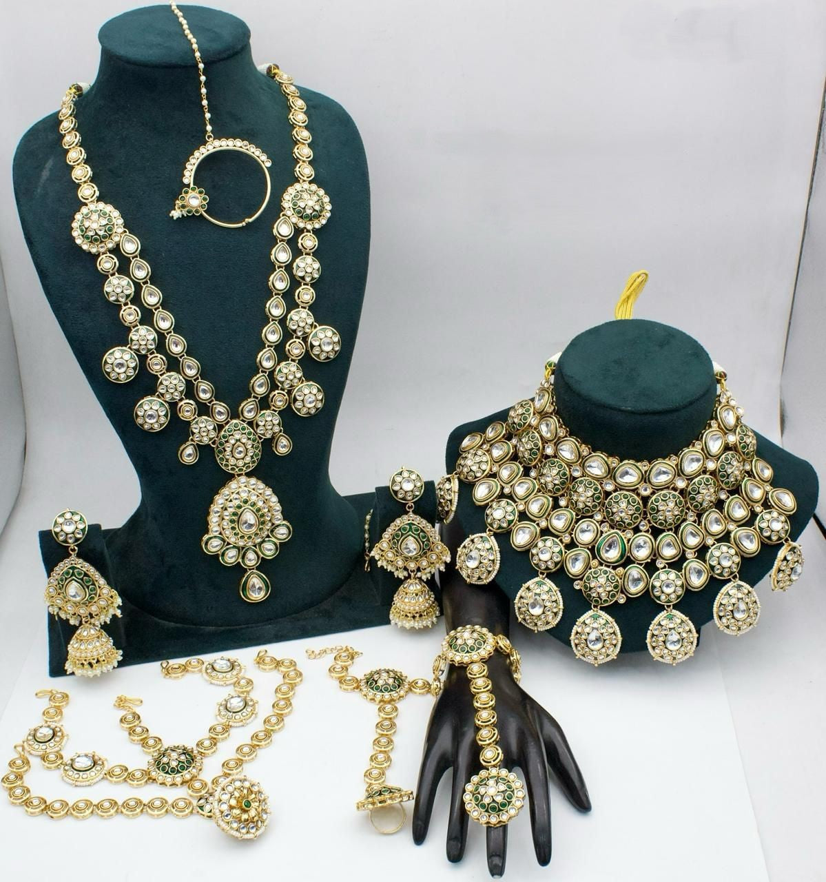 Designer Premium High Gold Full Bridal Set