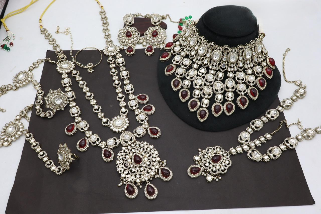 Premium Mehendi Gold Full Bridal Set