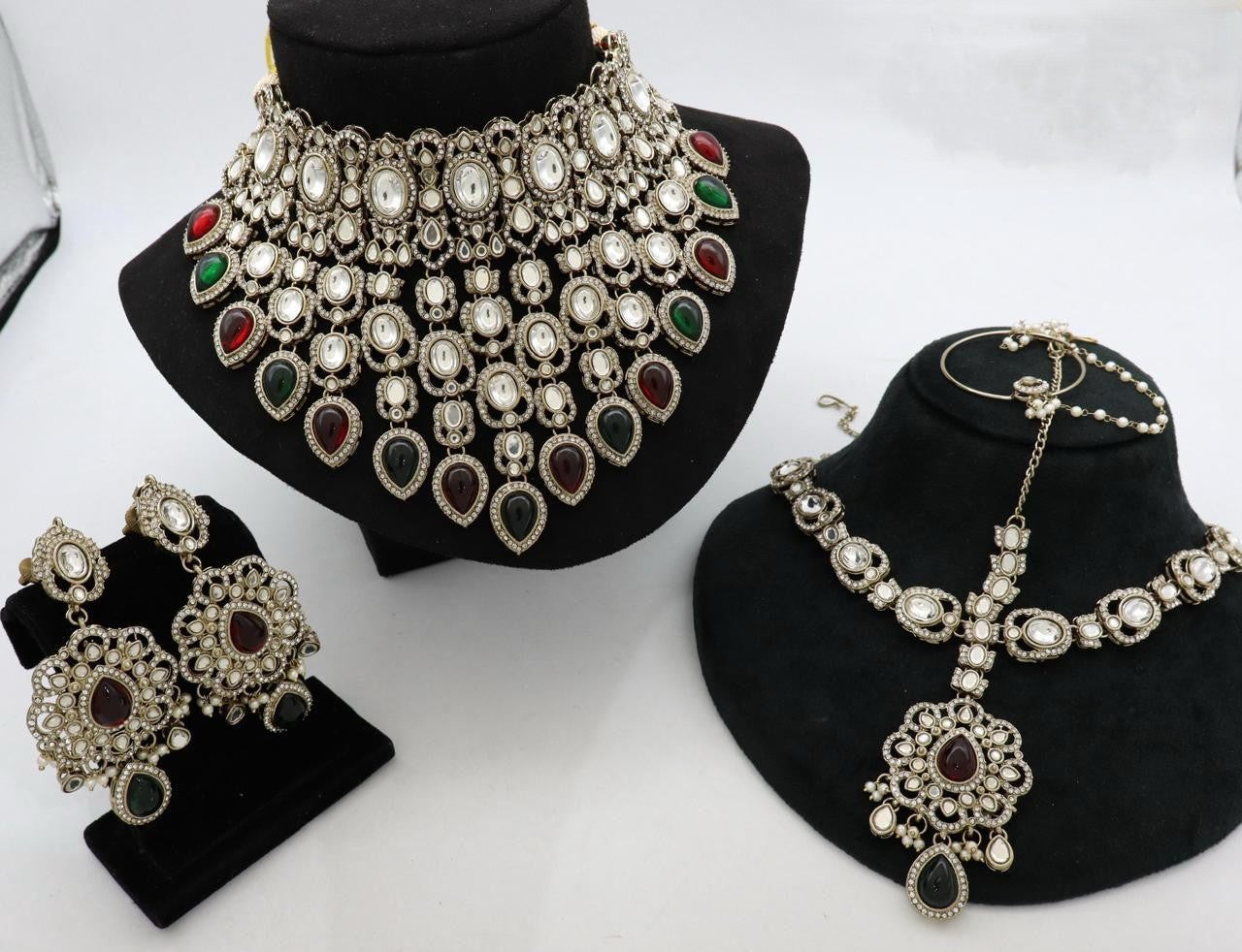 Premium Mehendi Gold Pakistani Semi Bridal