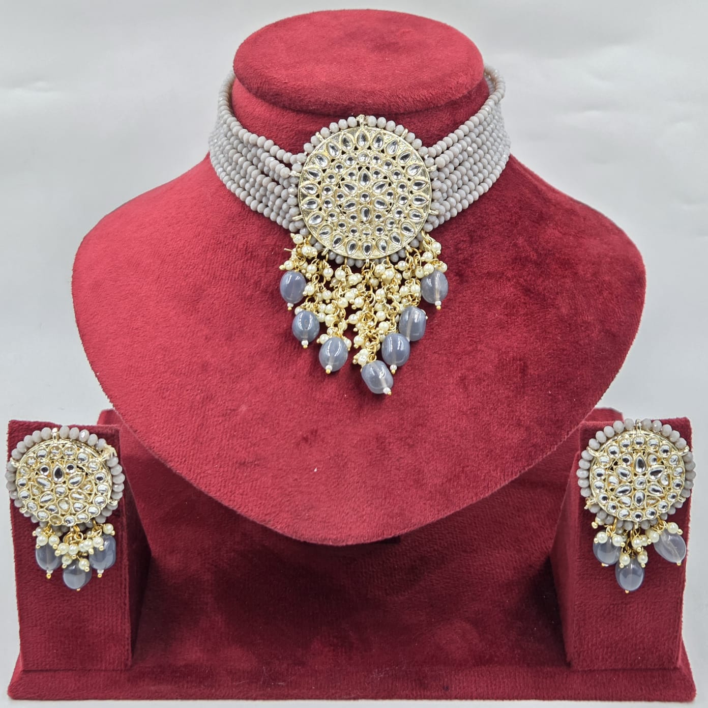 Crystal Kundan Choker