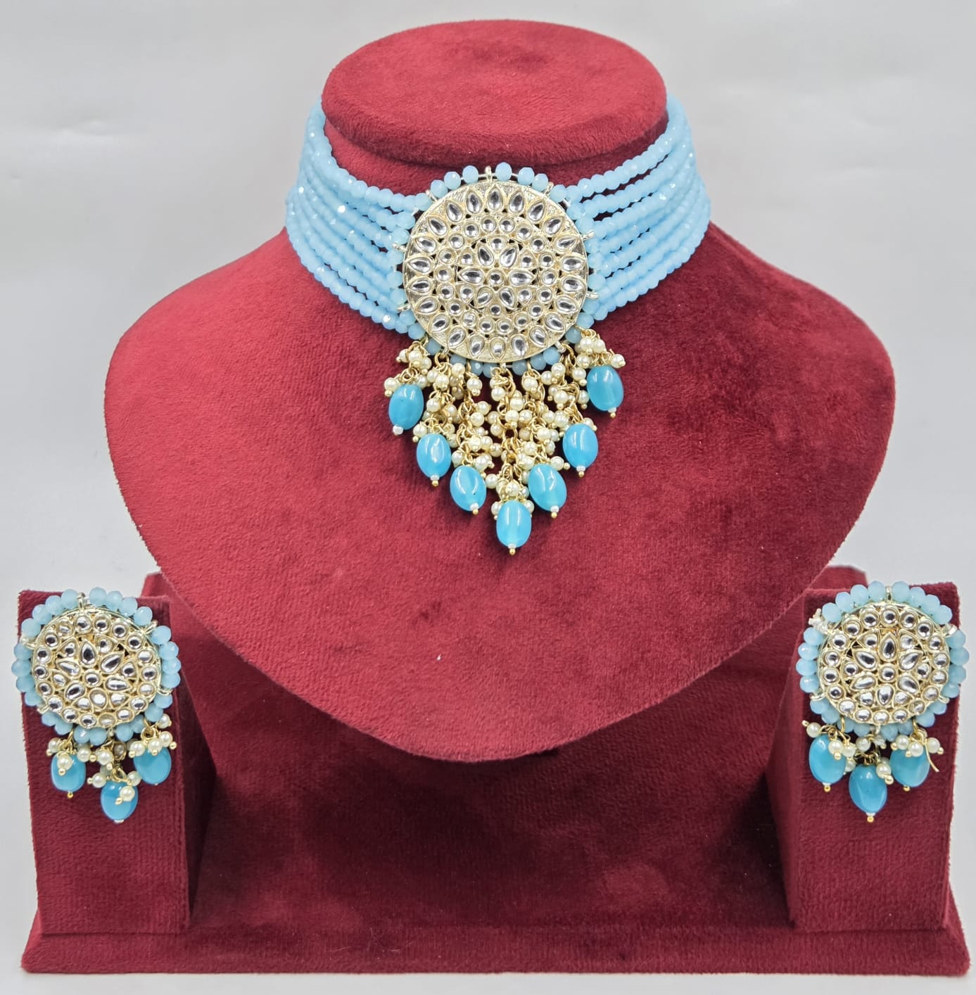 Crystal Kundan Choker