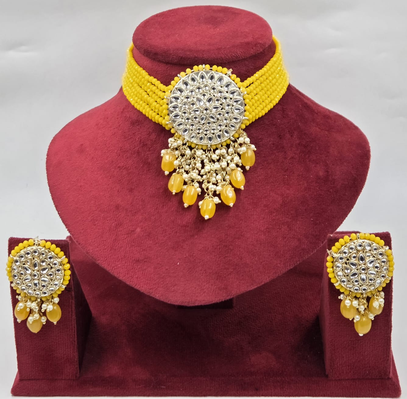 Crystal Kundan Choker