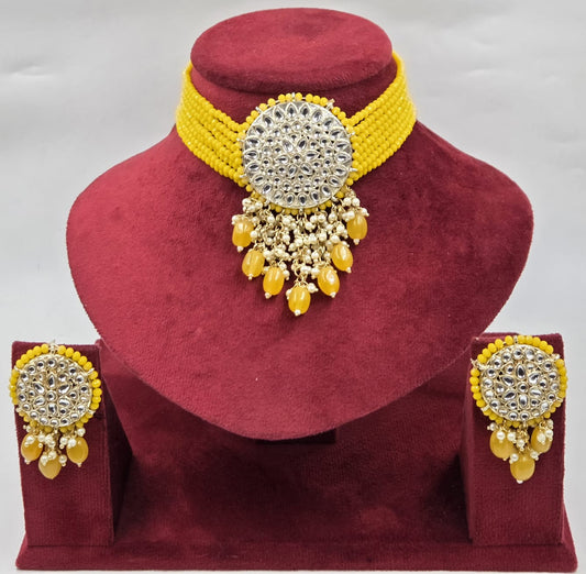 Crystal Kundan Choker