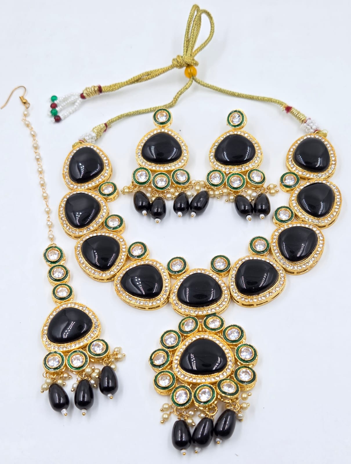 Monalisa Stone AD Necklace Set