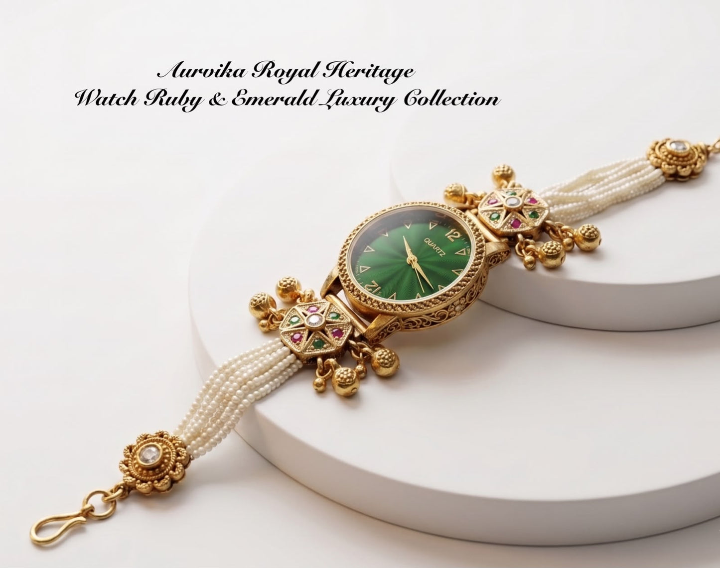 Royal Heritage – Ruby & Emerald Luxury Watch