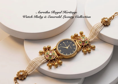 Royal Heritage – Ruby & Emerald Luxury Watch