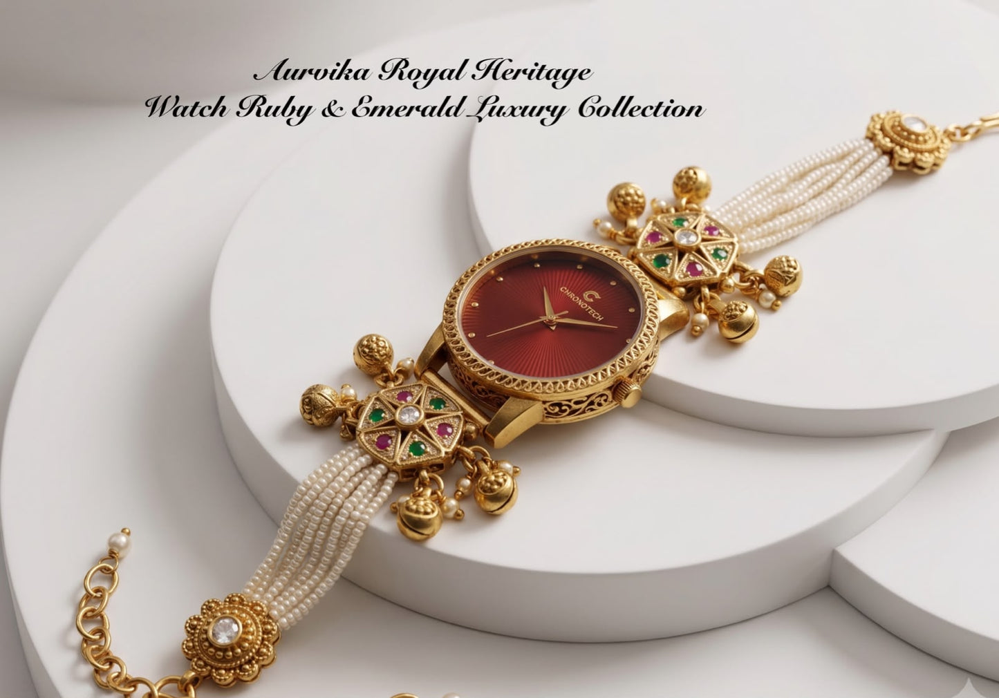 Royal Heritage – Ruby & Emerald Luxury Watch
